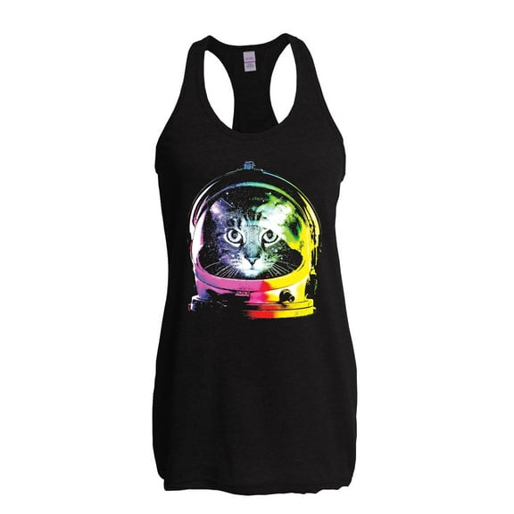 IWPF - Women's Racerback Tank Top - Space Cat