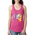 thumbnail image 1 of Women's Racerback Tank Top - Space Cat, 1 of 5