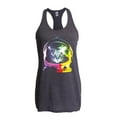 thumbnail image 1 of Women's Racerback Tank Top - Space Cat, 1 of 5