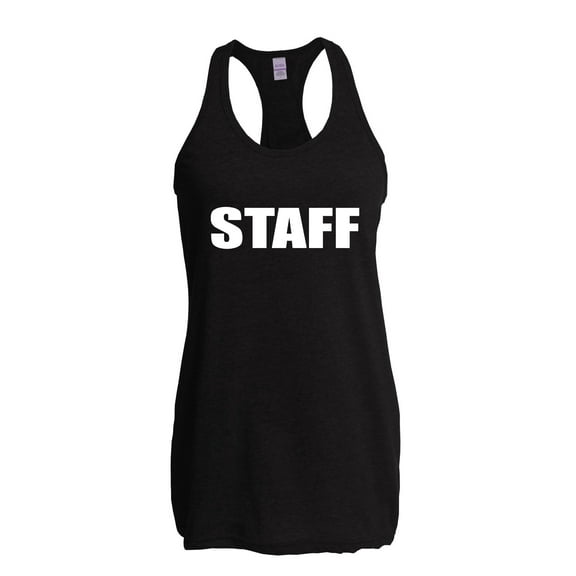 Women's Racerback Tank Top - Staff