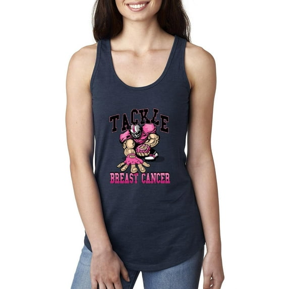 Women's Racerback Tank Top - Tackle Breast Cancer