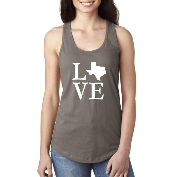 Women's Racerback Tank Top - Texas Flag