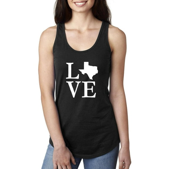 Women's Racerback Tank Top - Texas Flag