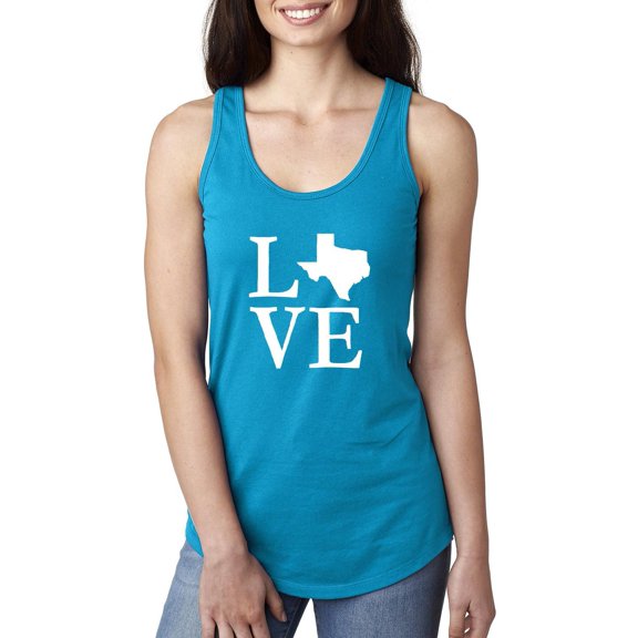 IWPF - Women's Racerback Tank Top - Texas Flag