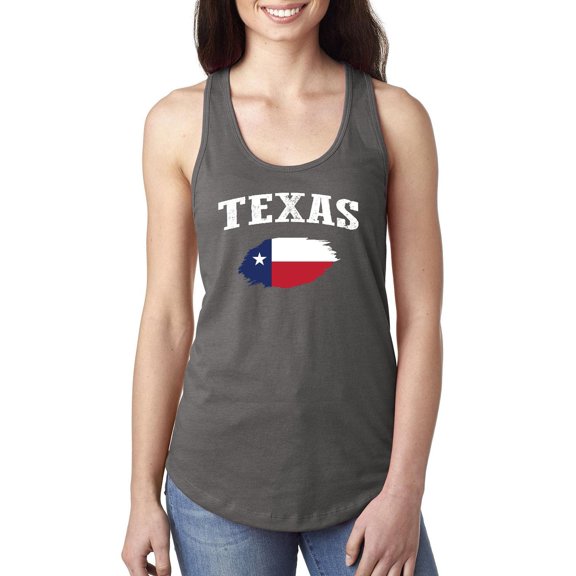 Women's Racerback Tank Top - Texas Flag