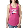 thumbnail image 1 of Women's Racerback Tank Top - Texas Flag, 1 of 5