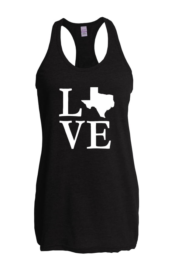 Women's Racerback Tank Top - Texas Flag