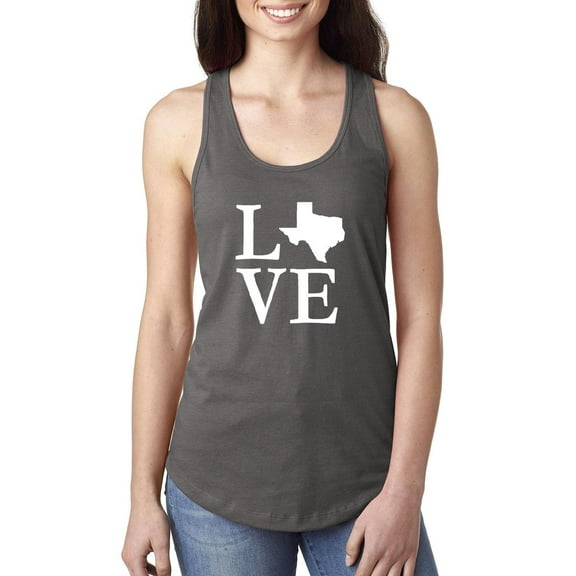 Women's Racerback Tank Top - Texas Flag