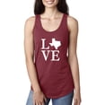 thumbnail image 1 of Women's Racerback Tank Top - Texas Flag, 1 of 3