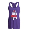thumbnail image 1 of Women's Racerback Tank Top - This Nurse Lifts, 1 of 5