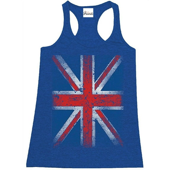Women's Racerback Tank Top - Union Jack British Flag