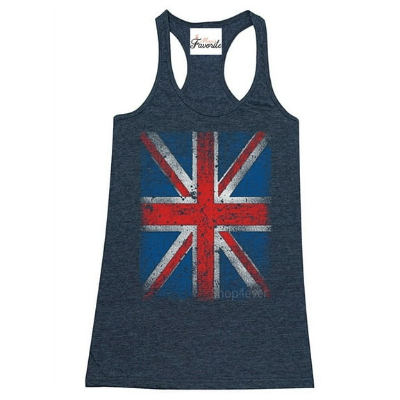 Women's Racerback Tank Top - Union Jack British Flag