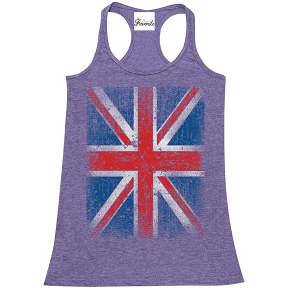 Women's Racerback Tank Top - Union Jack British Flag