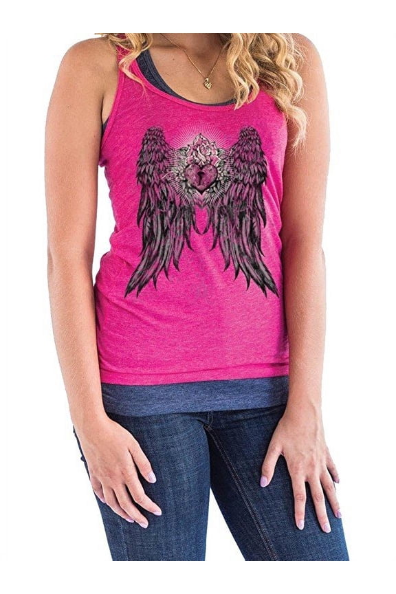 Women's Racerback Tank Top - Wings