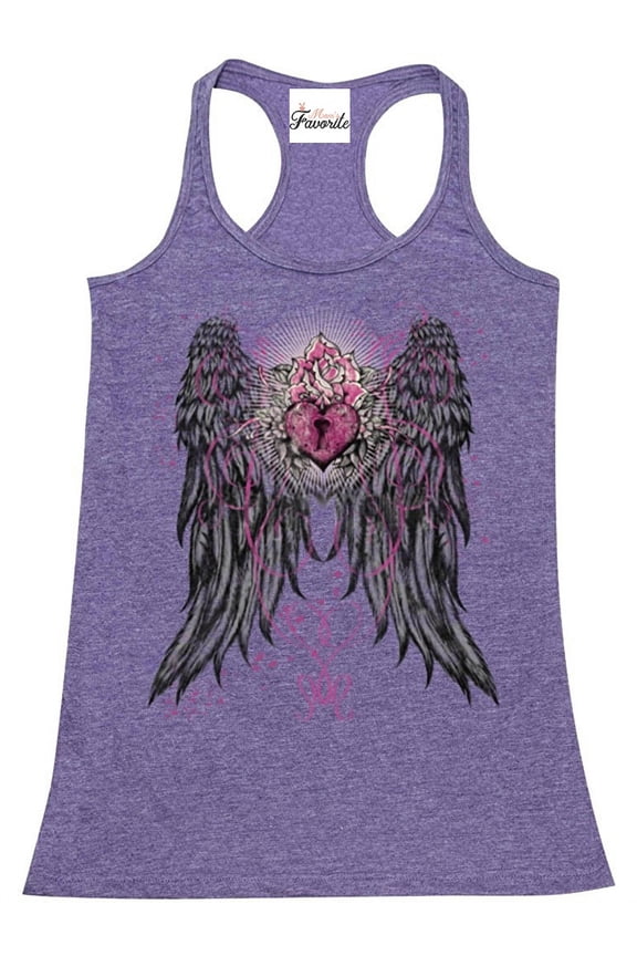 Women's Racerback Tank Top - Wings