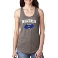 thumbnail image 1 of Women's Racerback Tank Top - Wisconsin Flag, 1 of 5