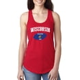 thumbnail image 1 of Women's Racerback Tank Top - Wisconsin Flag, 1 of 5