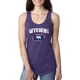 thumbnail image 1 of Women's Racerback Tank Top - Wyoming Flag, 1 of 3