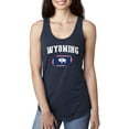 thumbnail image 1 of Women's Racerback Tank Top - Wyoming Flag, 1 of 5