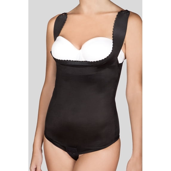 Women's Rago 1019 The Perky Lift Torsette Bodysuit (Beige M)