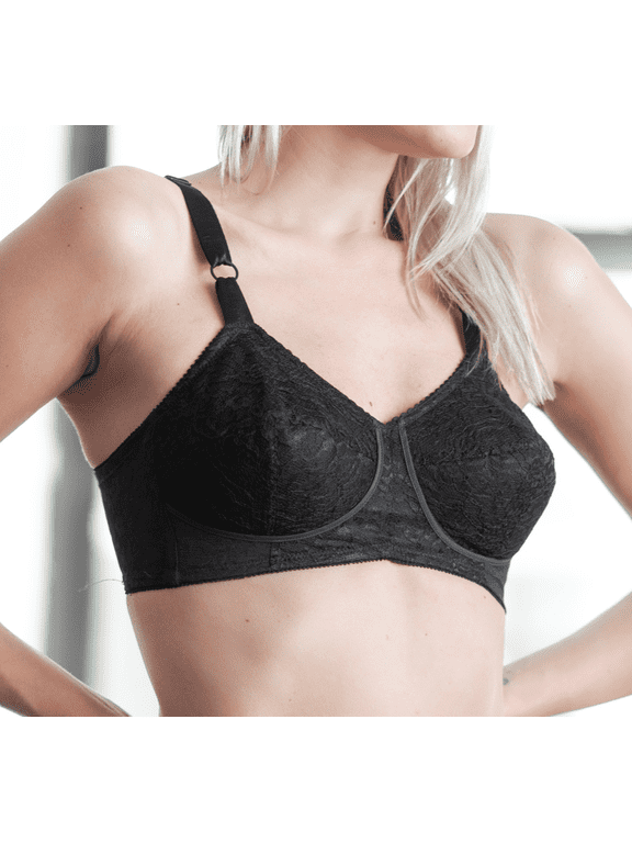 Style 2101 | Expandable Cup Wireless Shaper Bra - Black