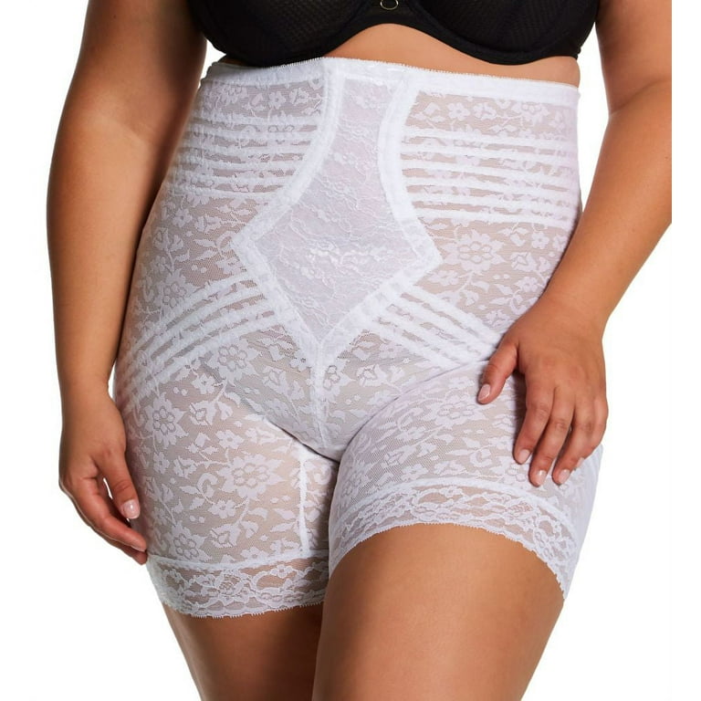 Rago Shapewear V-Leg Light Control White Shaper Brief Plus Size 38/4XL 