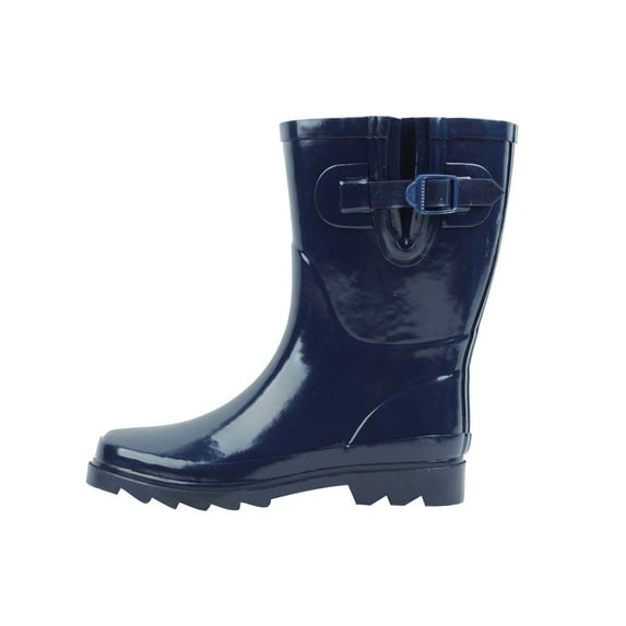 Women's Rain Boots Rubber Buckle Short Garden Wellies Shoes