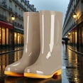 thumbnail image 1 of Women's Rain Boots Slip High Top Rubber Shoes TPR Material Lightweight Design Easy To Wear, 1 of 3