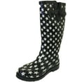thumbnail image 1 of Women's Rain Boots Waterpoof Rubber Mid Calf Colors Wellie Snow Rainboot, 1 of 4