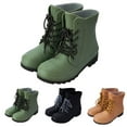 thumbnail image 1 of Women's Rain Boots Waterproof Ankle Boots Casual Outdoor Anti-Slip Wear-resistant Fishing Garden Comfortable Soft Work Shoes With Shoelaces, 1 of 5