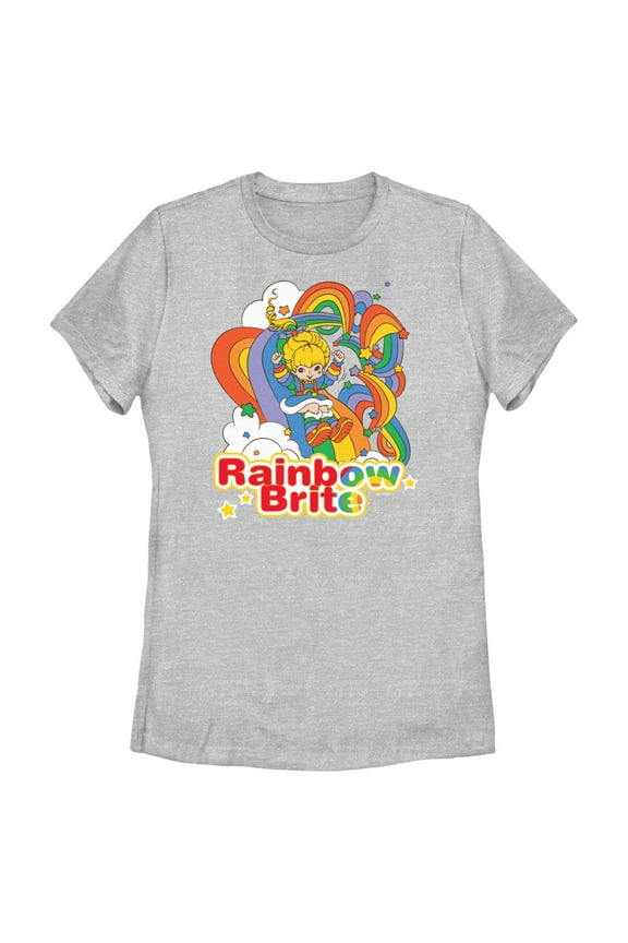 Women's Rainbow Brite Tangled Slide Graphic T-Shirt