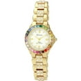 thumbnail image 1 of Women's Rainbow Crystal Accent Gold-Tone Watch, 1 of 1