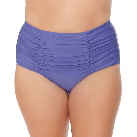 Women's Raisins Curve G840061 Plus Size Calina Solids Costa Swim Bottom (Eclipse 20W)