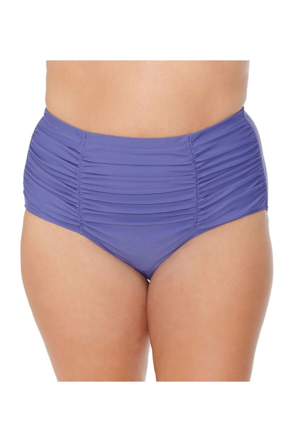 Women's Raisins Curve G840061 Plus Size Calina Solids Costa Swim Bottom (Eclipse 20W)