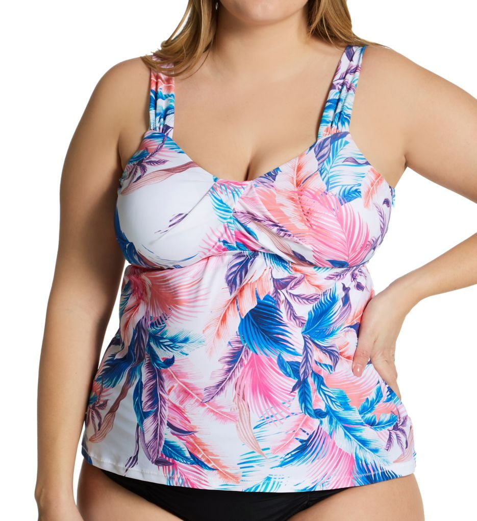 Women's Raisins Curve G840813 Plus Size Whitsunday Rimini Tankini