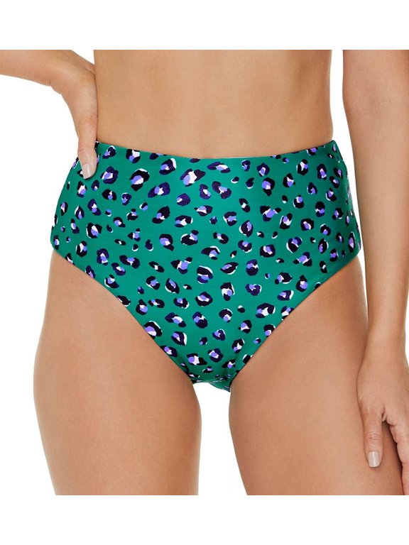 Women's Raisins G710225 Caliente High Tide Reversible Swim Bottom (Tropics M)