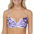 thumbnail image 1 of Women's Raisins G710791 Take A Trip Moonshadow Underwire Bra Swim Top (Shadow L), 1 of 1