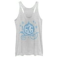 thumbnail image 1 of Women's Ralph Breaks the Internet Comfy Cinderella Racerback Tank Top White Heather Large, 1 of 3
