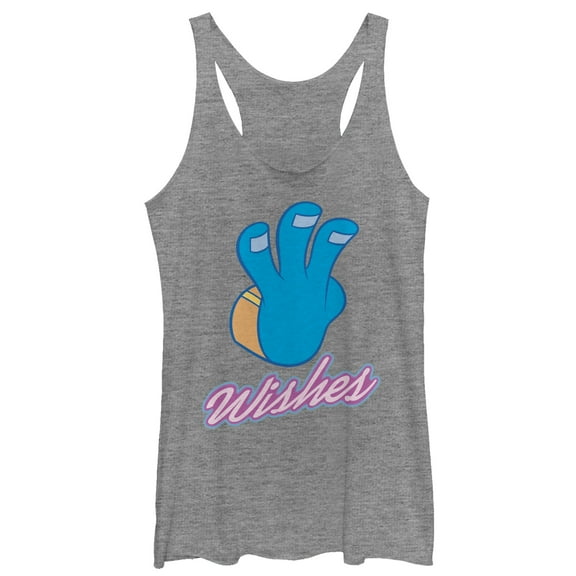 Women's Ralph Breaks the Internet Comfy Jasmine Racerback Tank Top Gray Heather Medium