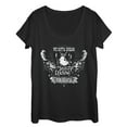thumbnail image 1 of Women's Ralph Breaks the Internet Comfy Rapunzel Scoop Neck Black Medium, 1 of 3