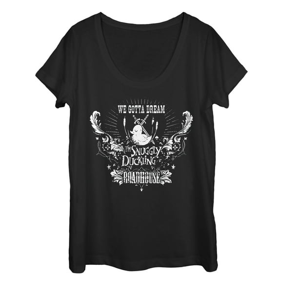 Women's Ralph Breaks the Internet Comfy Rapunzel Scoop Neck Black Medium