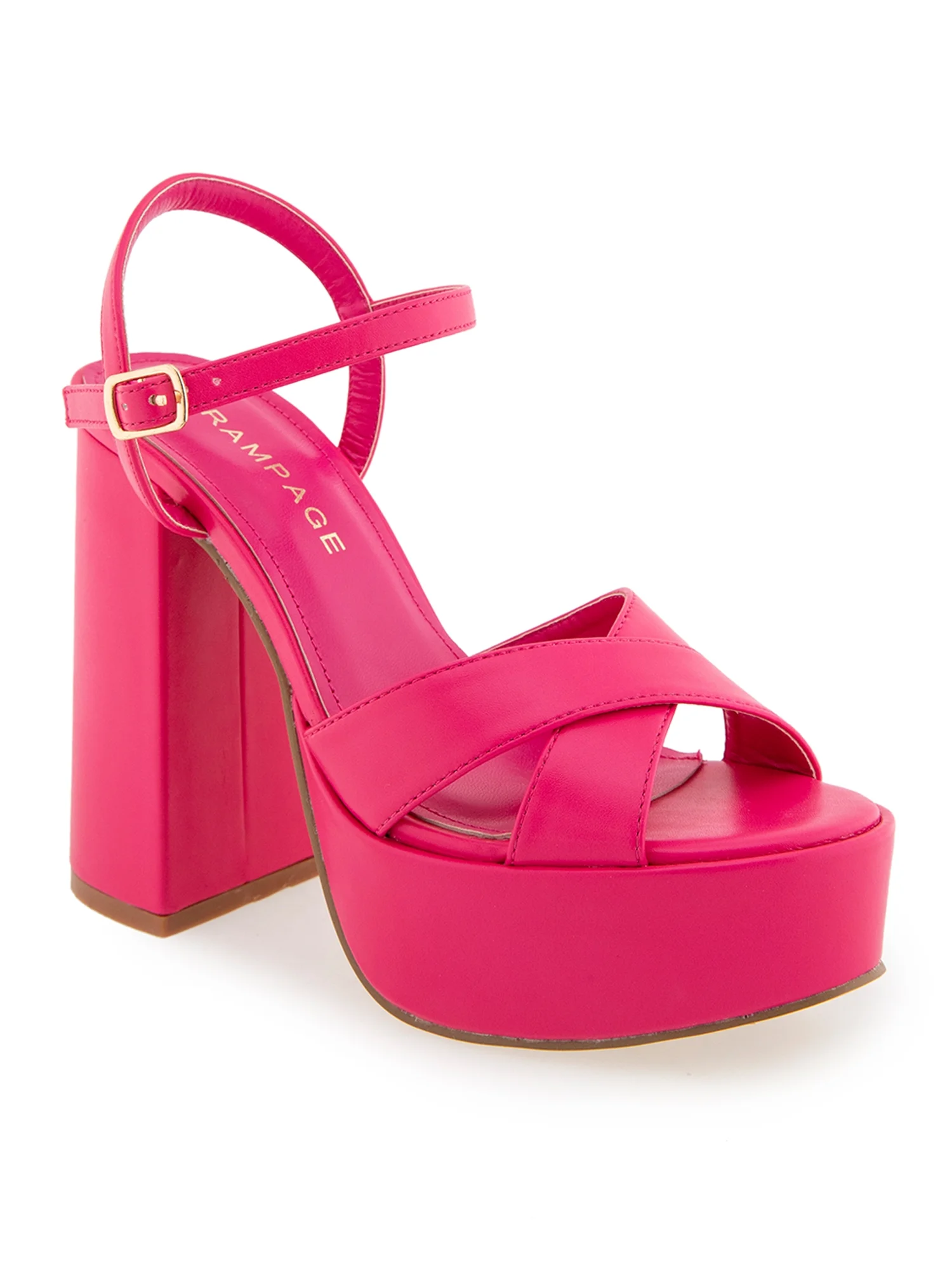 Rampage Platform Heels women's Dress Heel Ankle Strap