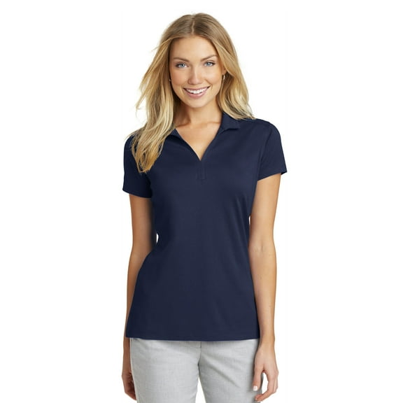 Women's Rapid Dry Mesh Polo_True Navy_S
