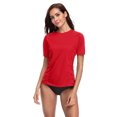 thumbnail image 1 of Women's Rash Guard Swimwear UPF 50+ Stretch Surfing Top Swim Shirt, 1 of 6