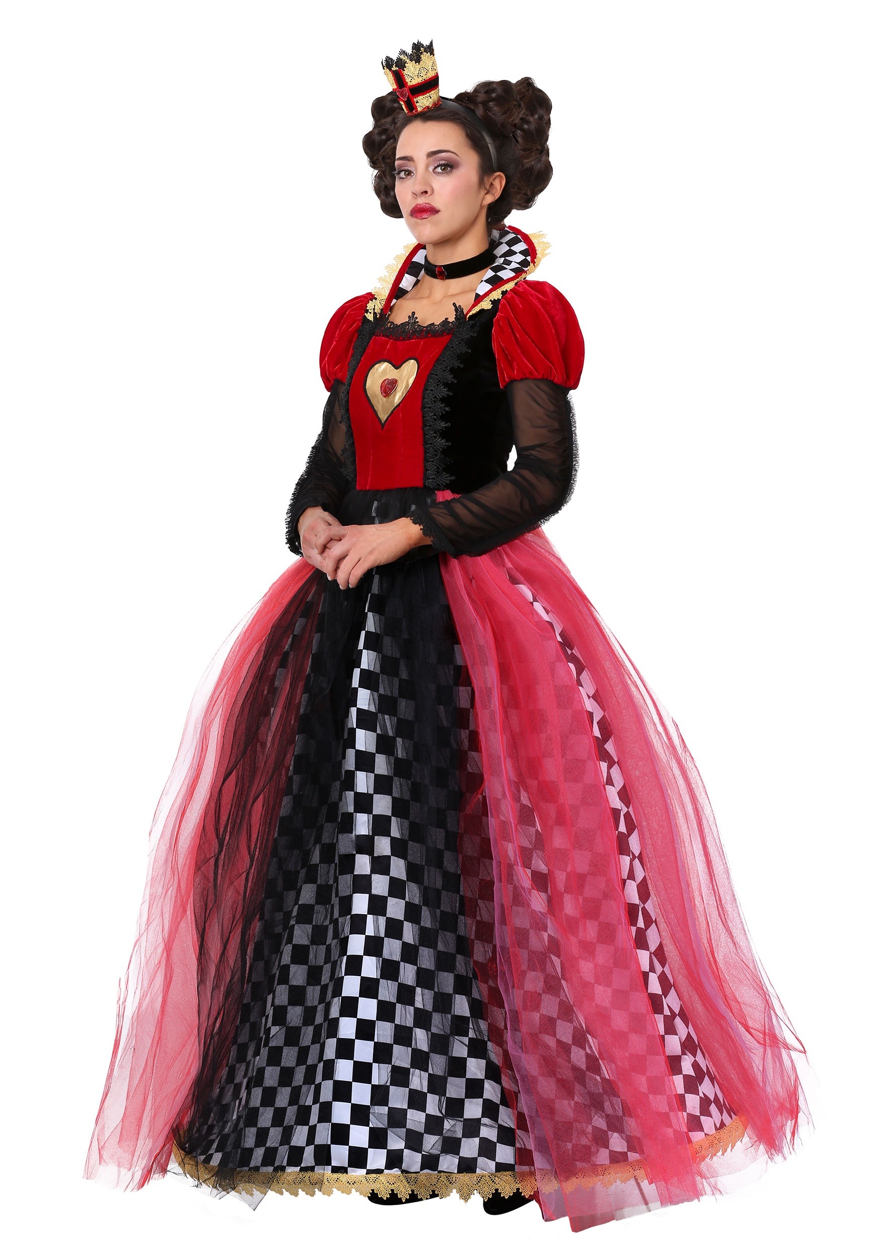 Adult Ravishing Queen Of Hearts Costume Womens