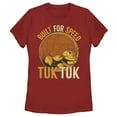 thumbnail image 1 of Women's Raya and the Last Dragon Tuk Tuk Built for Speed  Graphic Tee Red 2X Large, 1 of 4