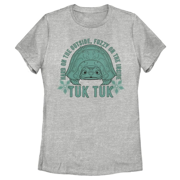 Women's Raya and the Last Dragon Tuk Tuk Outside Inside Graphic Tee Athletic Heather Small