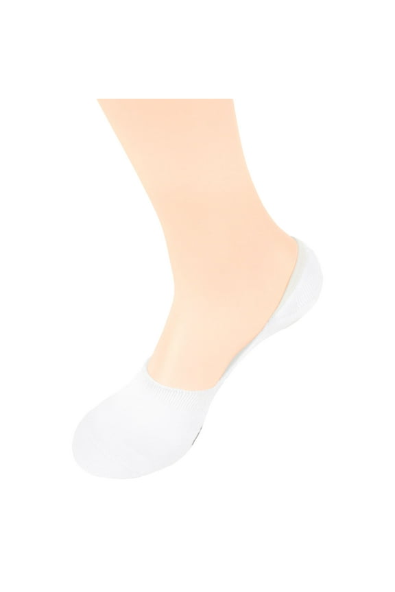 Women's Rayon from Bamboo Fiber No Show Invisible Shoe Liner Low Cut Loafer Socks - 6 Pair Value Pack