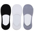 thumbnail image 1 of Women's Rayon from Bamboo Fiber No Show Invisible Sock Liners - M/L, A99, 3 pr, 1 of 6