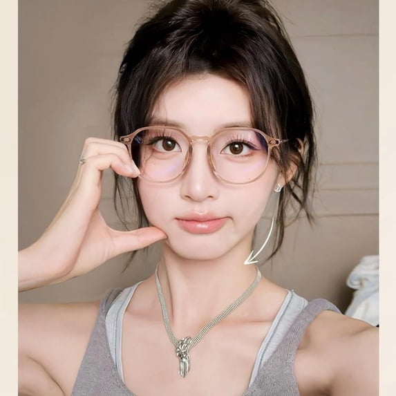 Women's Reading Glasses Square Round Shape Large Frame PC Metal Photochromic Multifocus Blue Light Blocking Readers for Women Magnification 1.0x,Brown